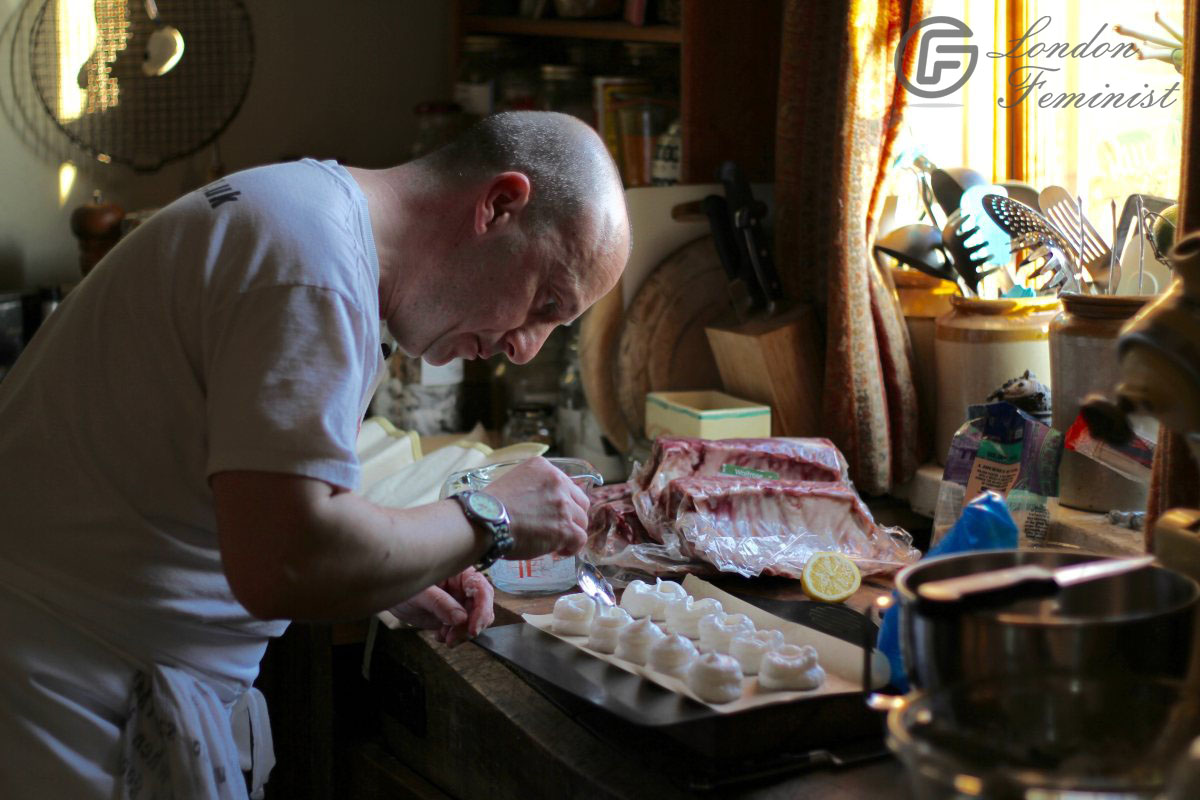 Man in kitchen